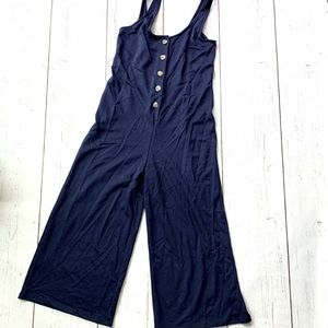 Urban Outfitters Wide Leg  Cropped Jumpsuit